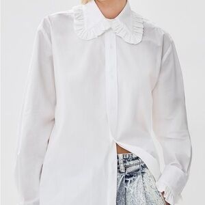 NWT hard to find Tanner Fletcher Pippa button down. Sz 0.